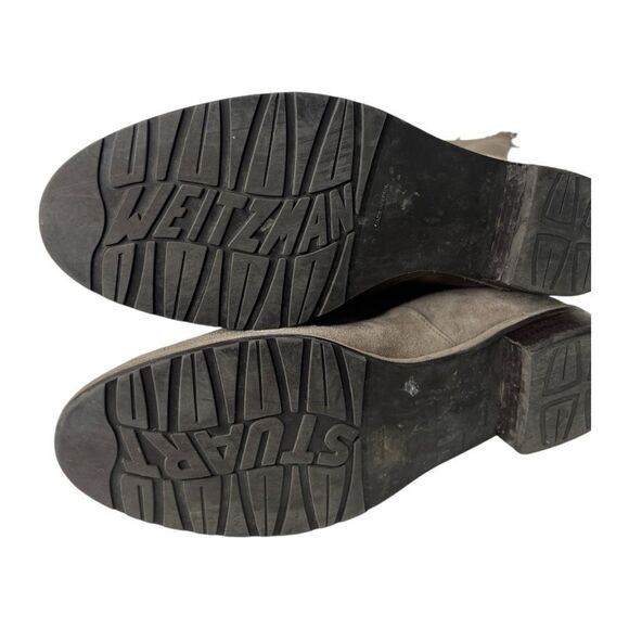 Stuart Weitzman Lowland Light Brown Suede Over the Knee‎ Boots Sz 9.5 - Picture 2 of 13